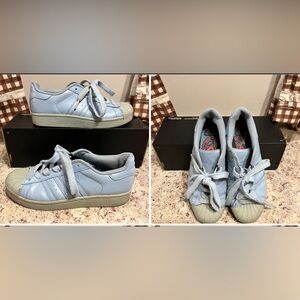 The Adidas Originals x Pharrell Williams Superstar Sneaker Men’s 6 Woman’s 7